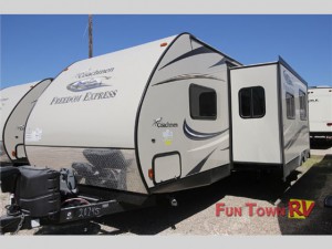 The Coachmen Freedom Express travel trailer.