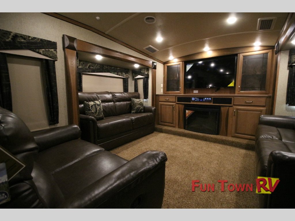 Forest River Cedar Creek Hathaway Edition 38FL6 Fifth Wheel Living Room