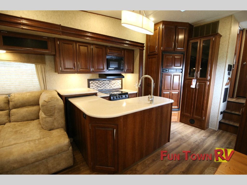 Forest River Black Diamond Fifth Wheel Kitchen