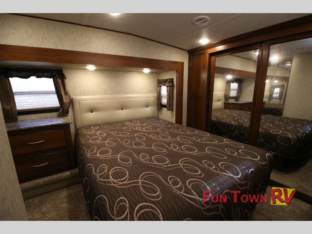 Forest River Black Diamond Fifth Wheel Master Bedroom