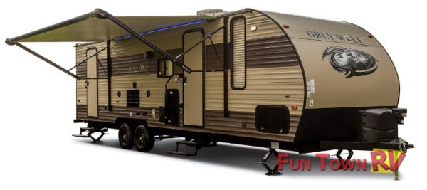 Forest River Cherokee Grey Wolf Toy Hauler Travel Trailer