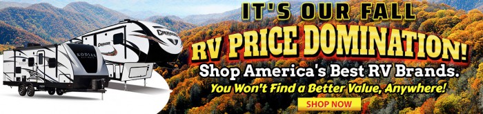 Fall RV Price Domination