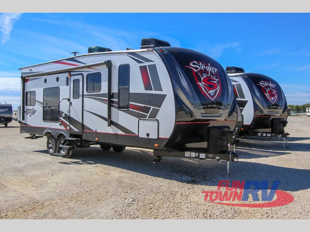 stryker toy hauler travel trailer