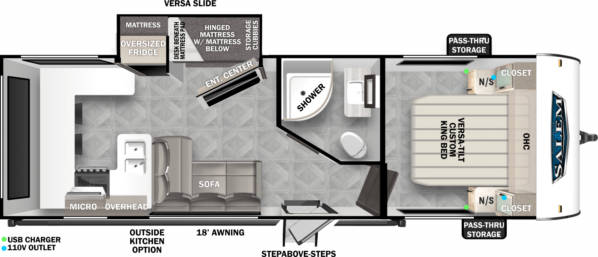 Forest River Salem View Series A Revolutionary Travel Trailer with